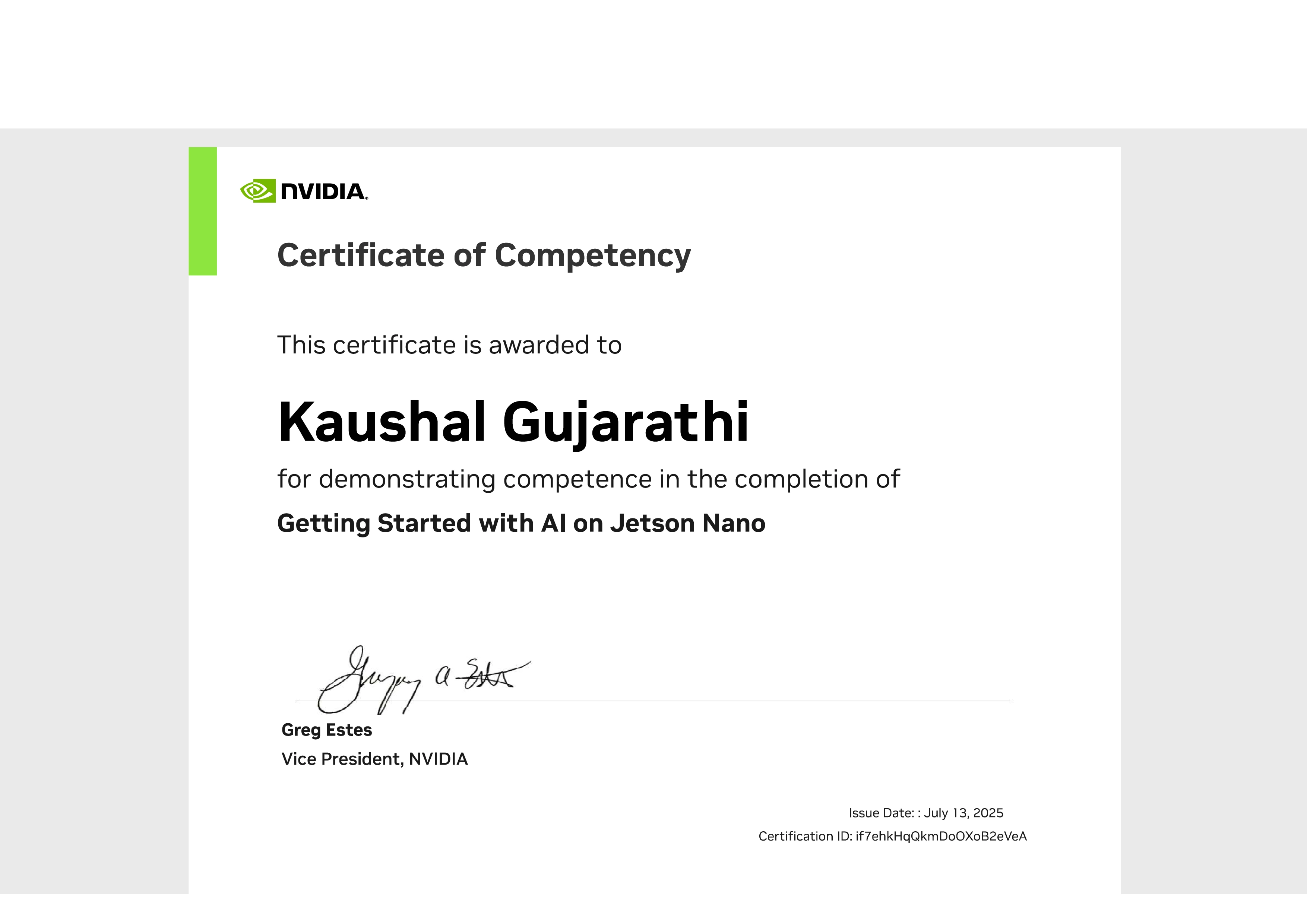 NVIDIA Deep Learning
